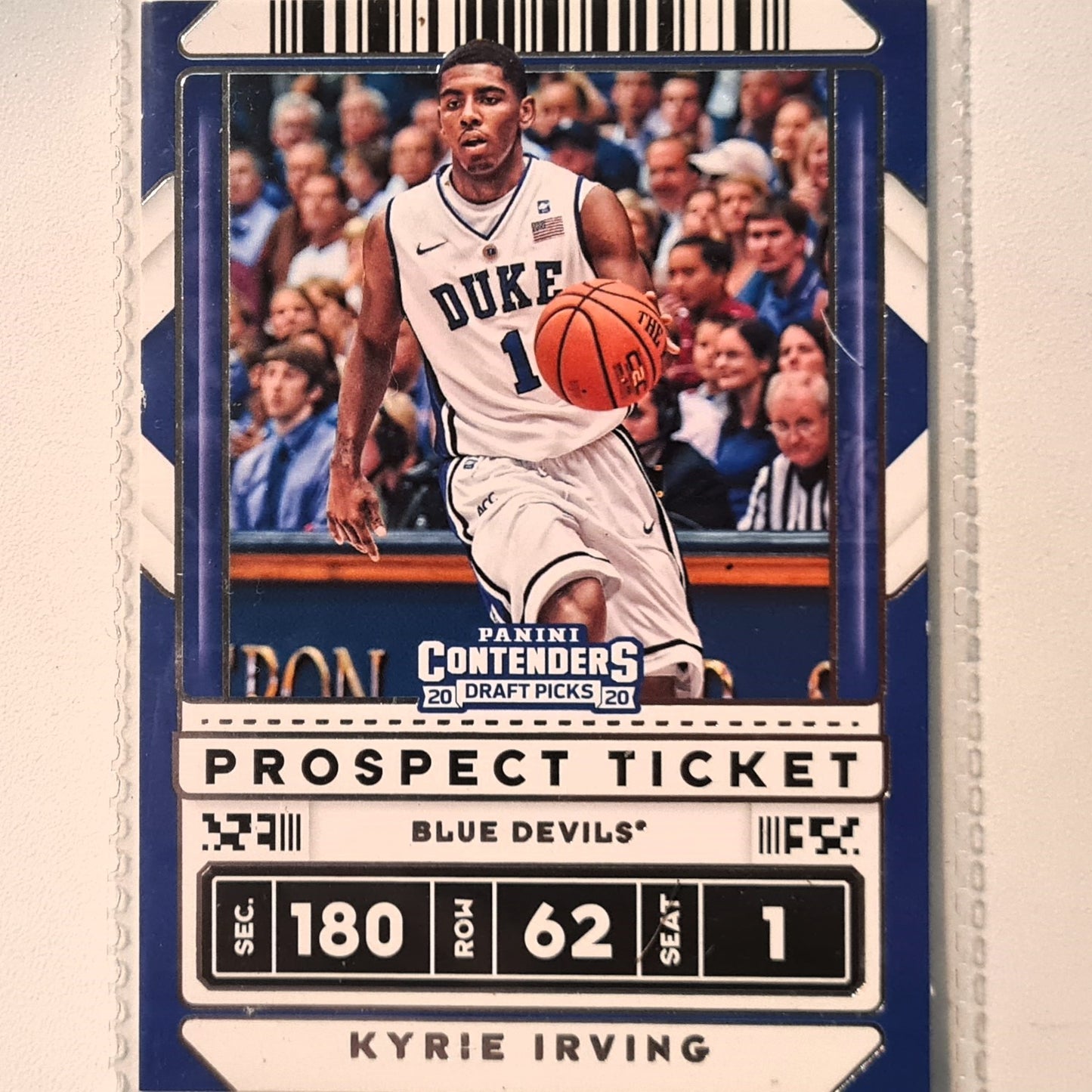Kyrie Irving 2020 Panini Contenders draft picks #11 NBA Basketball Duke excellent Sleeved