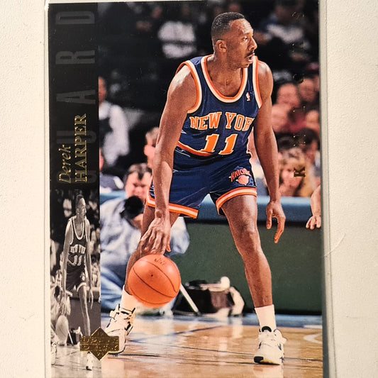 Derek Harper 1994 Upper-Deck #151 NBA Basketball New York Knicks Excellent Sleeved