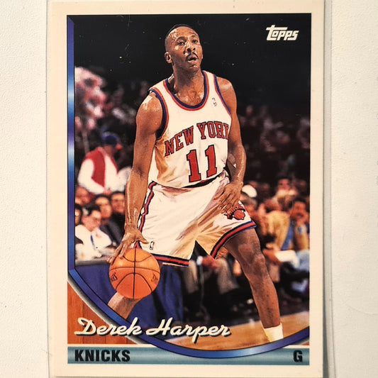 Derek Harper 1994 Topps #284 NBA Basketball New York Knicks Excellent Sleeved