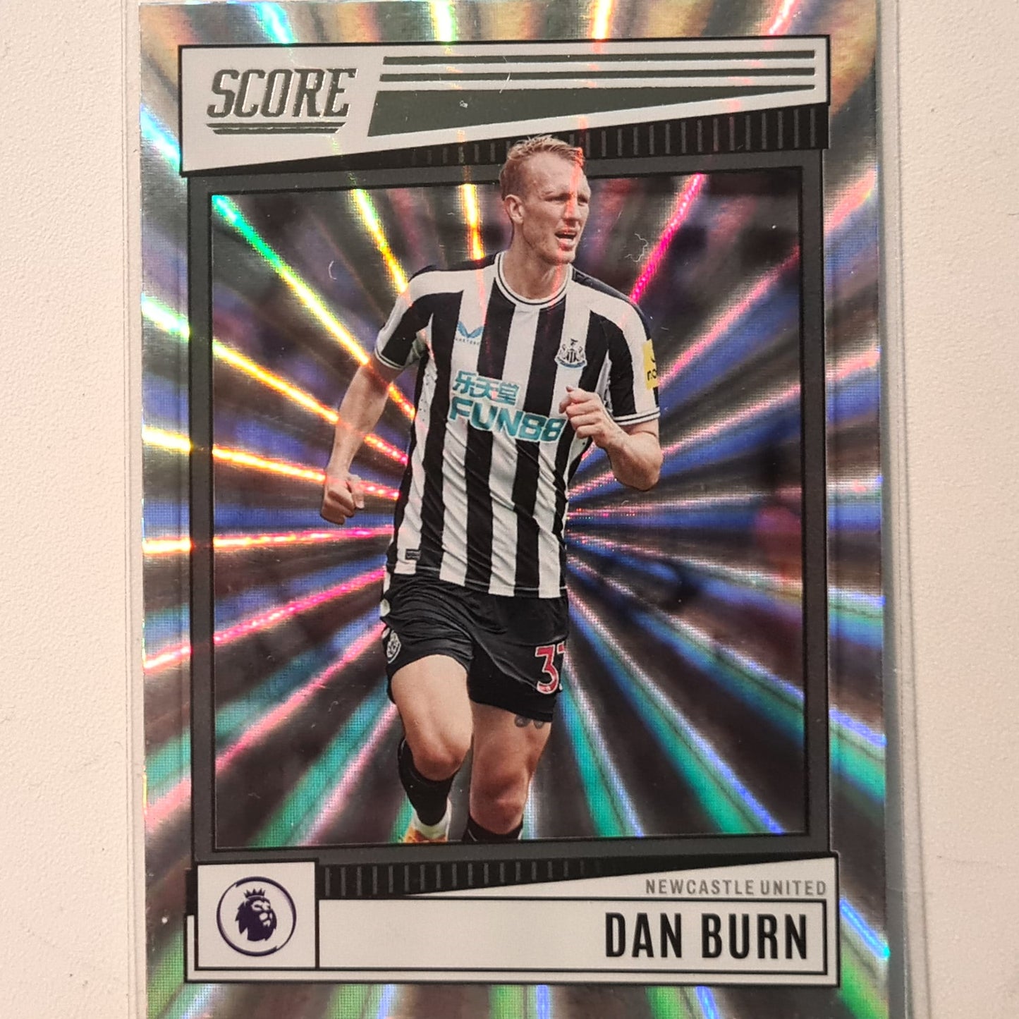 Dan Burn 2022-23 Panini Score silver laser premier league #145 Soccer Football Newcastle United Excellent/mint Sleeved