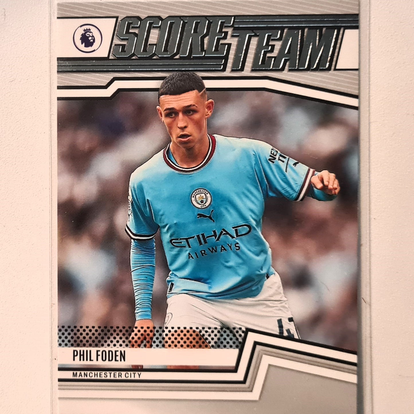 Phil Foden 2022-23 Panini Score premier league TEAM #21 Soccer Football Manchester City Excellent/mint Sleeved