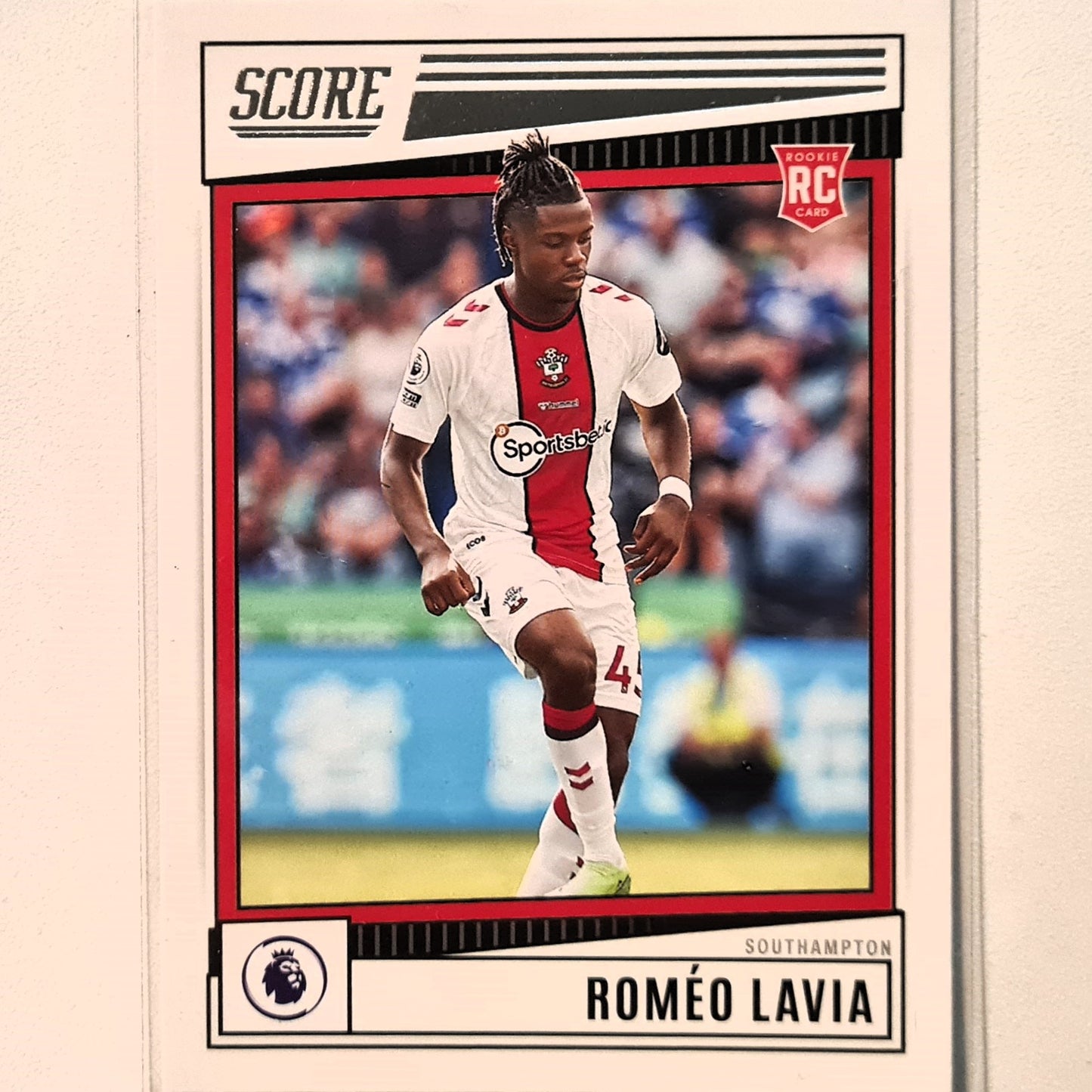 Romeo Lavia 2022-23 Panini Score premier league Rookie RC #169 Soccer Football Southampton FC Excellent/mint Sleeved