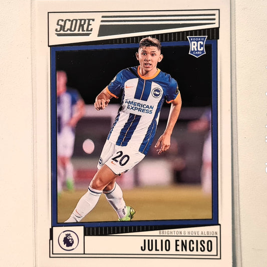 Julio Enciso 2022-23 Panini Score premier league Rookie RC #44 Soccer Football Brighton Excellent/mint Sleeved