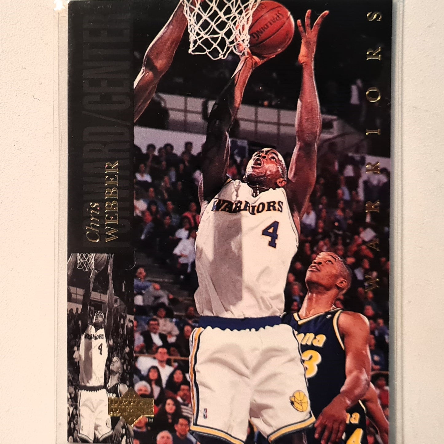 Chris Webber 1994 Upper-Deck Rookie RC #4 NBA Basketball Golden State Very good Sleeved