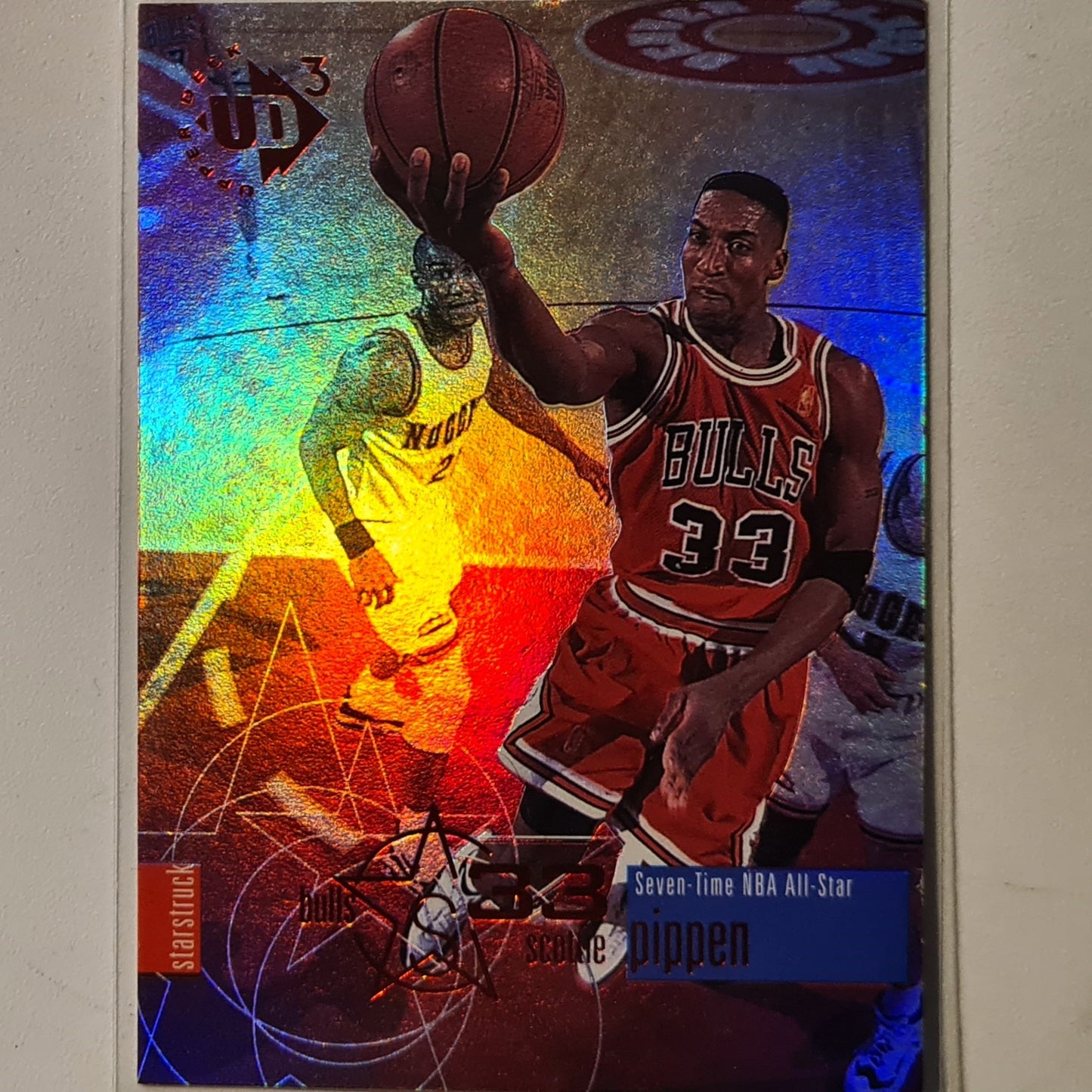 Scottie Pippen 1997 Upper-Deck Starstuck #35 NBA Basketball Chicago Bulls Excellent Sleeved