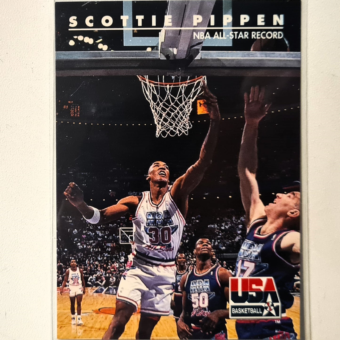 Scottie Pippen 1992 USA Basketball all-star record #70 NBA Basketball Chicago Bulls very good Sleeved
