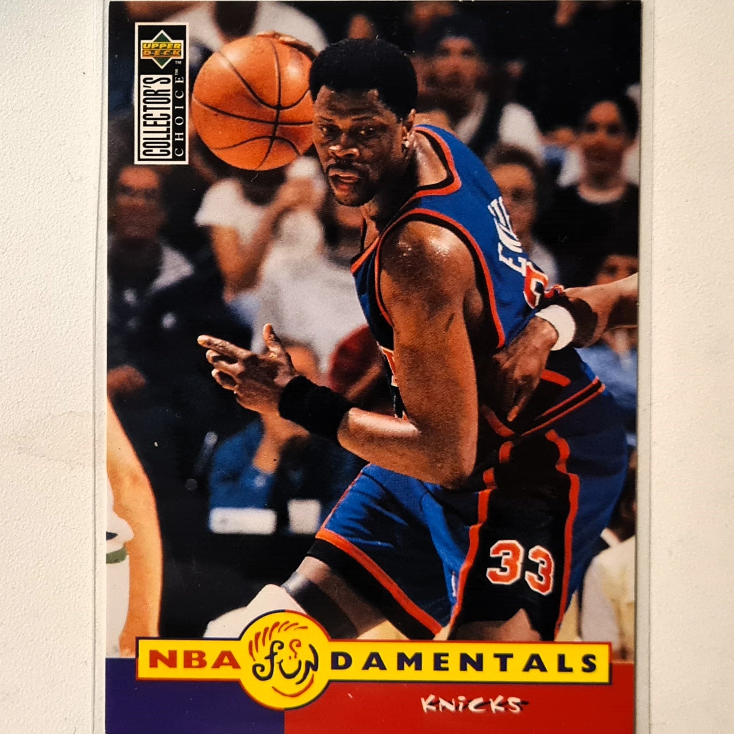 Patrick Ewing Upper-Deck 1996 NBA Fundamentals #183 NBA Basketball New York Knicks Excellent sleeved