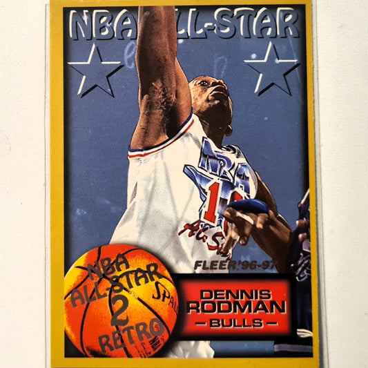 Dennis Rodman 1997 Upper-Deck NBA ALL-Star Retro 2 #296 NBA Basketball Chicago Bulls Excellent sleeved