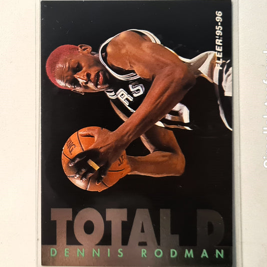 Dennis Rodman 1995 Fleer 95-96 Total D  11 of 12 NBA Basketball San Antonio Spurs Excellent sleeved