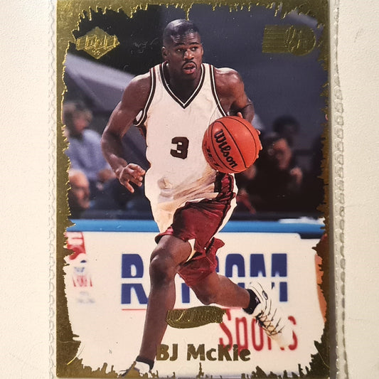 BJ McKie 1999 Edge Rookie Rage gold card RR-32 NBA Basketball South Carolina Excellent sleeved