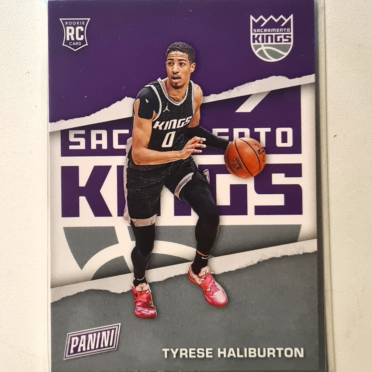 Tyrese Haliburton 2021 Panini Father's Day Rookie RC Rc4 NBA Basketball Sacramento Kings Excellent sleeved