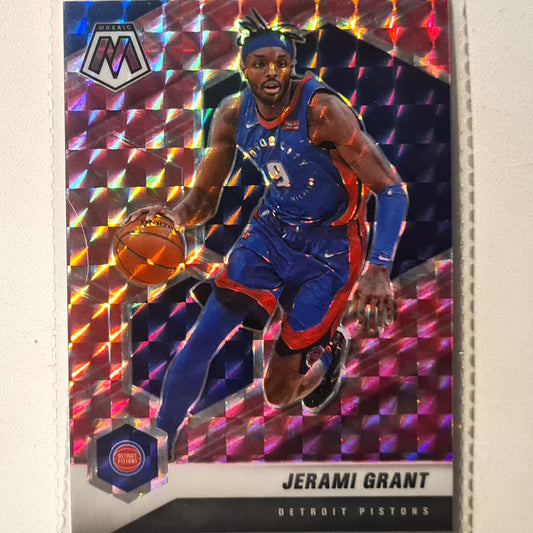 Jerami Grant 2020-21 Panini Mosaic pink prizm #116 NBA Basketball Detroit Pistons Excellent/mint sleeved
