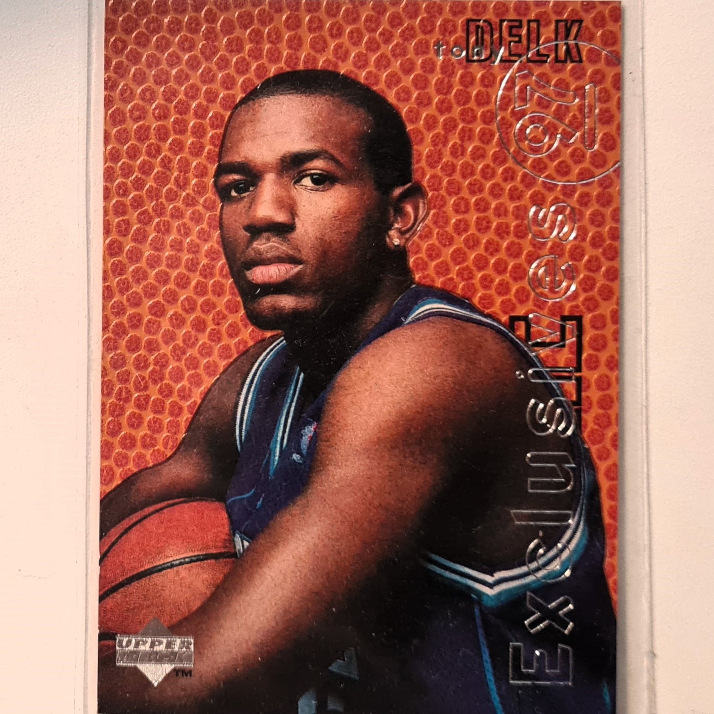 Tony Delk 1997 Upper-Deck Exclusives 97 Rookie RC R17 NBA Basketball Charlotte Hornets excellent