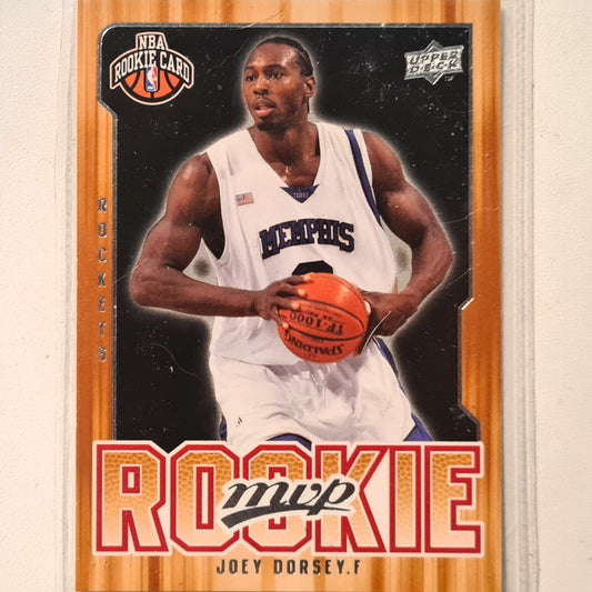 Joey Dorsey 2008-09 Upper-Deck MVP Rookie RC #192 NBA Basketball Houston rockets Excellent Sleeved