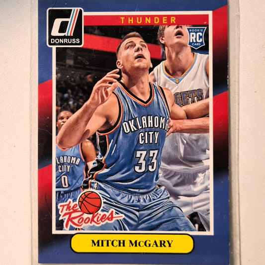 Mitch McGary 2014-15 Panini Donruss the rookies  Rookie RC #20 NBA Basketball Oklahoma City Thunder good Sleeved