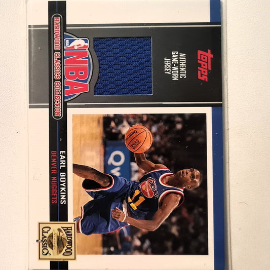 Earl Boykins 2005 Topps Target exclusive hardwood classics collection Relic Patch HC-EB NBA Basketball Denver Nuggets very good/excellent sleeved