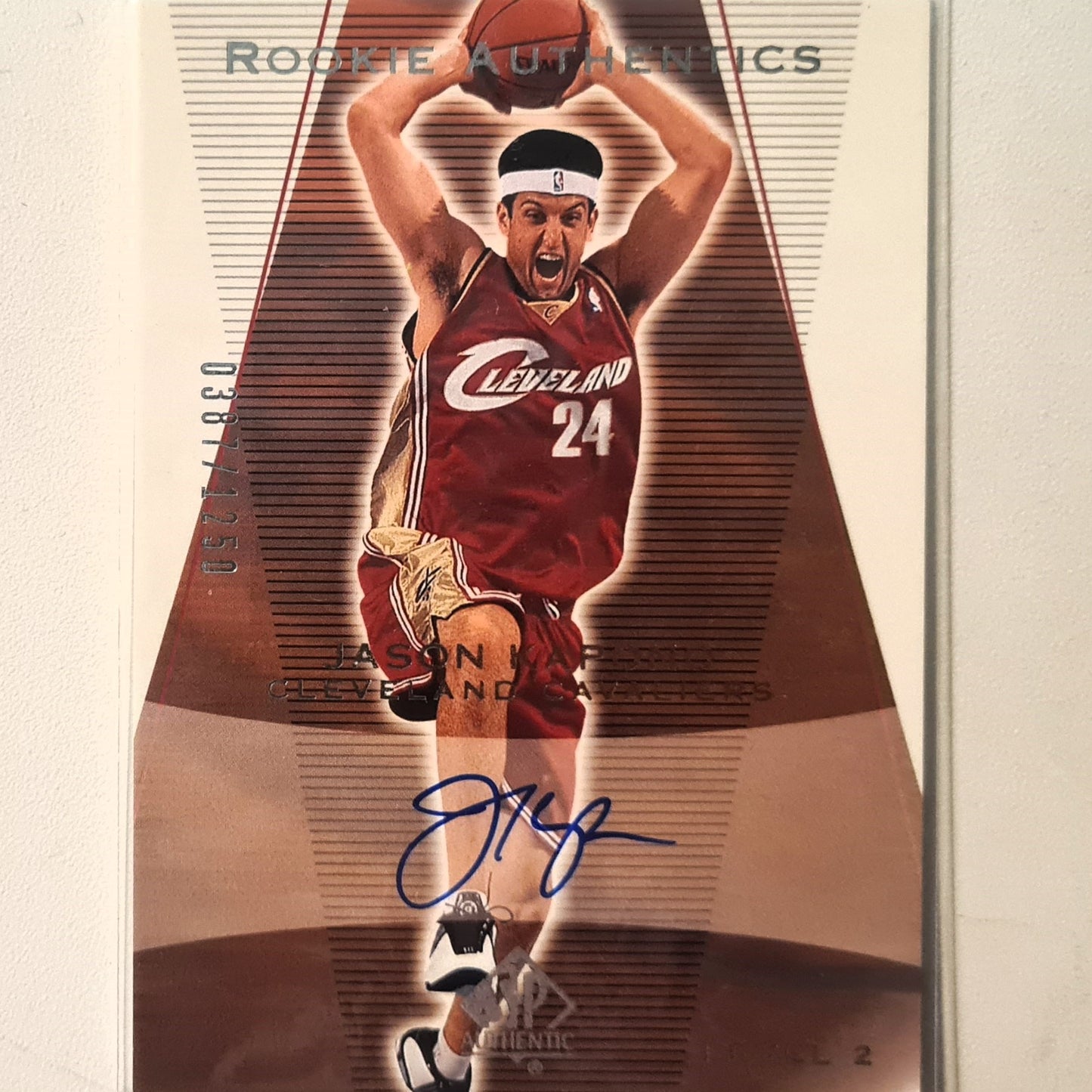 Jason Kapono 2004 Upper-Deck SP Rookie Authentics auto RC 0387/1250 NBA Basketball Cleveland Cavaliers excellent sleeved