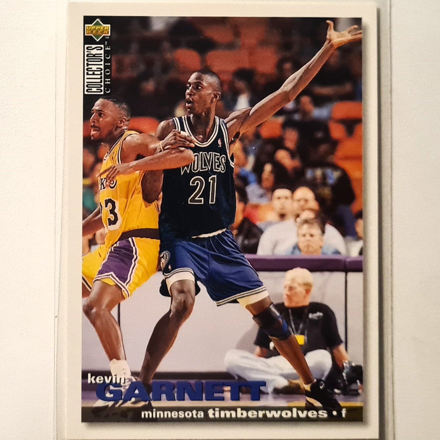 Kevin Garnett 1995 Upper-Deck collectors choice Rookie RC #59 NBA Basketball Minnesota Timberwolves Excellent Sleeved