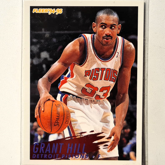 Grant Hill 1995 Fleer 94-95 Rookie RC #280 NBA Basketball Detroit Pistons Excellent/Mint sleeved