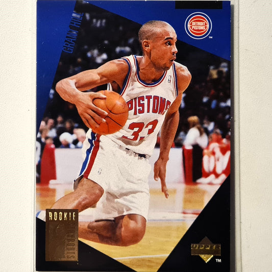 Grant Hill 1995 Upper-Deck Rookie Standouts RC RS3 NBA Basketball Detroit Pistons very good sleeved