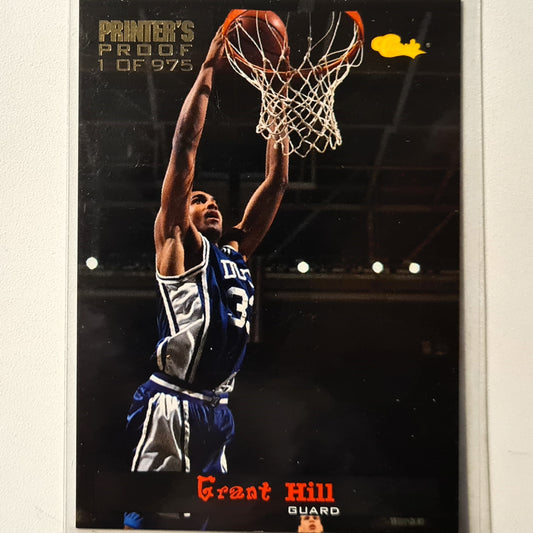 Grant Hill 1994 Classic Printers proof 1 of 975 Rookie RC #4 NBA Basketball Duke/Detroit Pistons Excellent sleeved