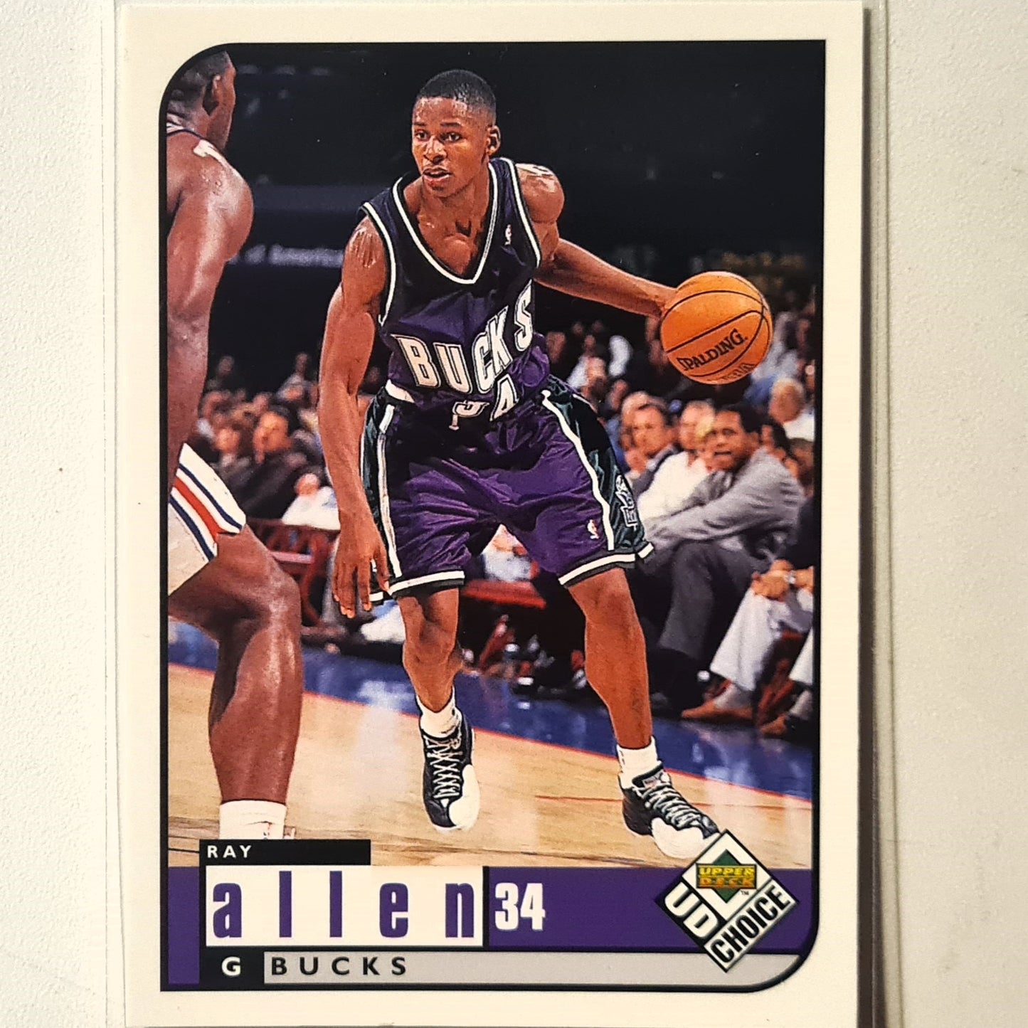 Ray Allen 1998 Upper-Deck #79 NBA Basketball Milwaukee Bucks Excellent sleeved
