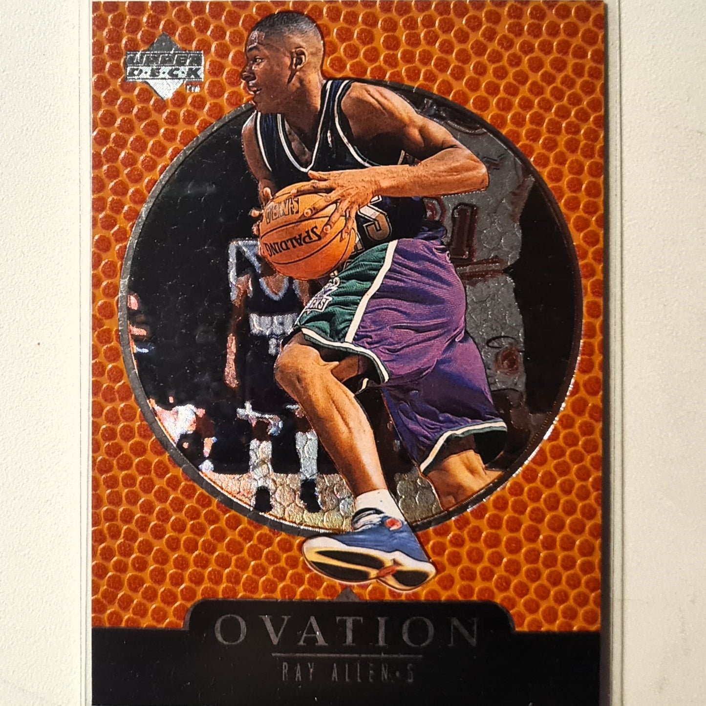 Ray Allen 1998 Upper-Deck Ovation #35 NBA Basketball Milwaukee Bucks Excellent sleeved