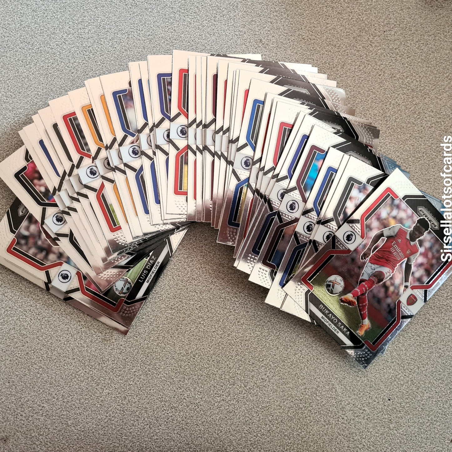 2022-23 Panini Prizm Football Soccer cards mixed Mystery bundle 50 card job lot #SOC014