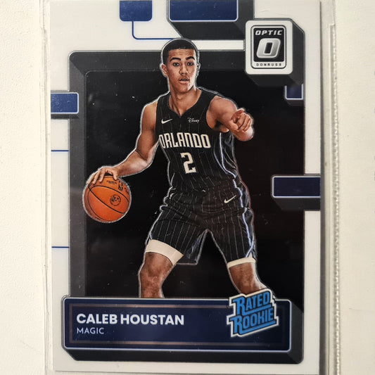 Caleb Houstan 2022-23 Panini Donruss Optic Rated Rookie RC #229 NBA Basketball Orlando Magic Excellent/mint sleeved