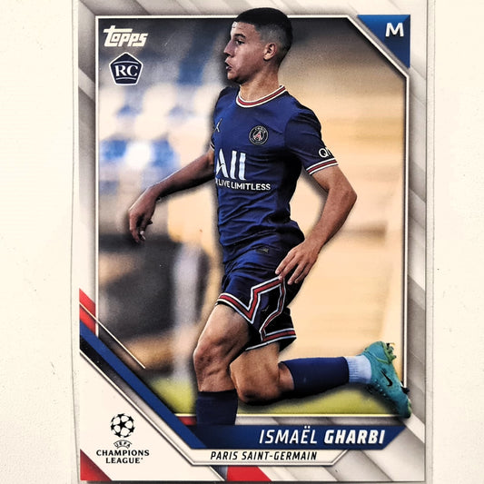 Ismael Gharbi 2022 Rookie RC #104 Soccer Football Paris Saint-Germain Excellent/mint sleeved