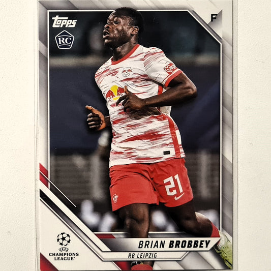 Brian Brobbey 2022 Rookie RC #25 Asian version Soccer Football RB Leipzig Excellent/mint sleeved