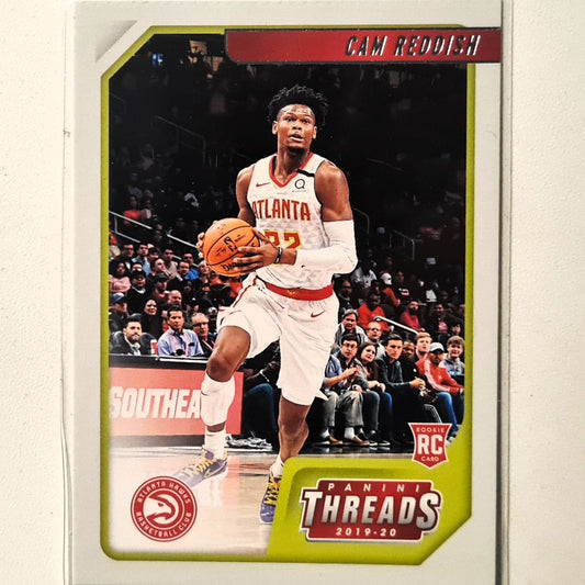 Cam Reddish 2019-20 Panini Chronicles Threads Rookie RC #80 NBA Basketball Atlanta hawks Excellent Sleeved