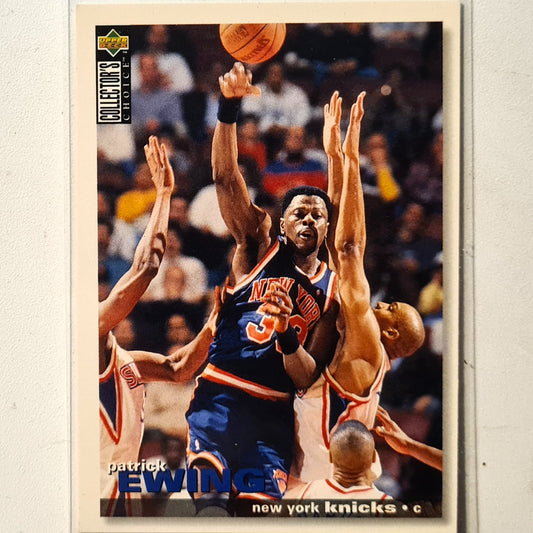 Patrick Ewing 1995 Upper-Deck #244 NBA Basketball New York Knicks Excellent sleeved