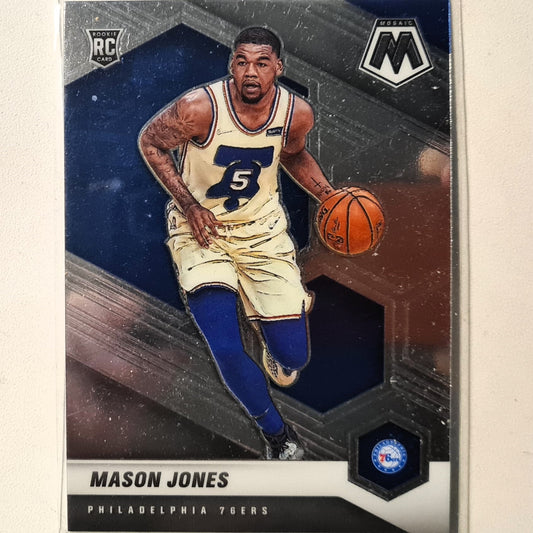 Mason Jones 2020-21 Panini Mosaic Rookie RC #241 NBA Basketball Arkansas Excellent sleeved