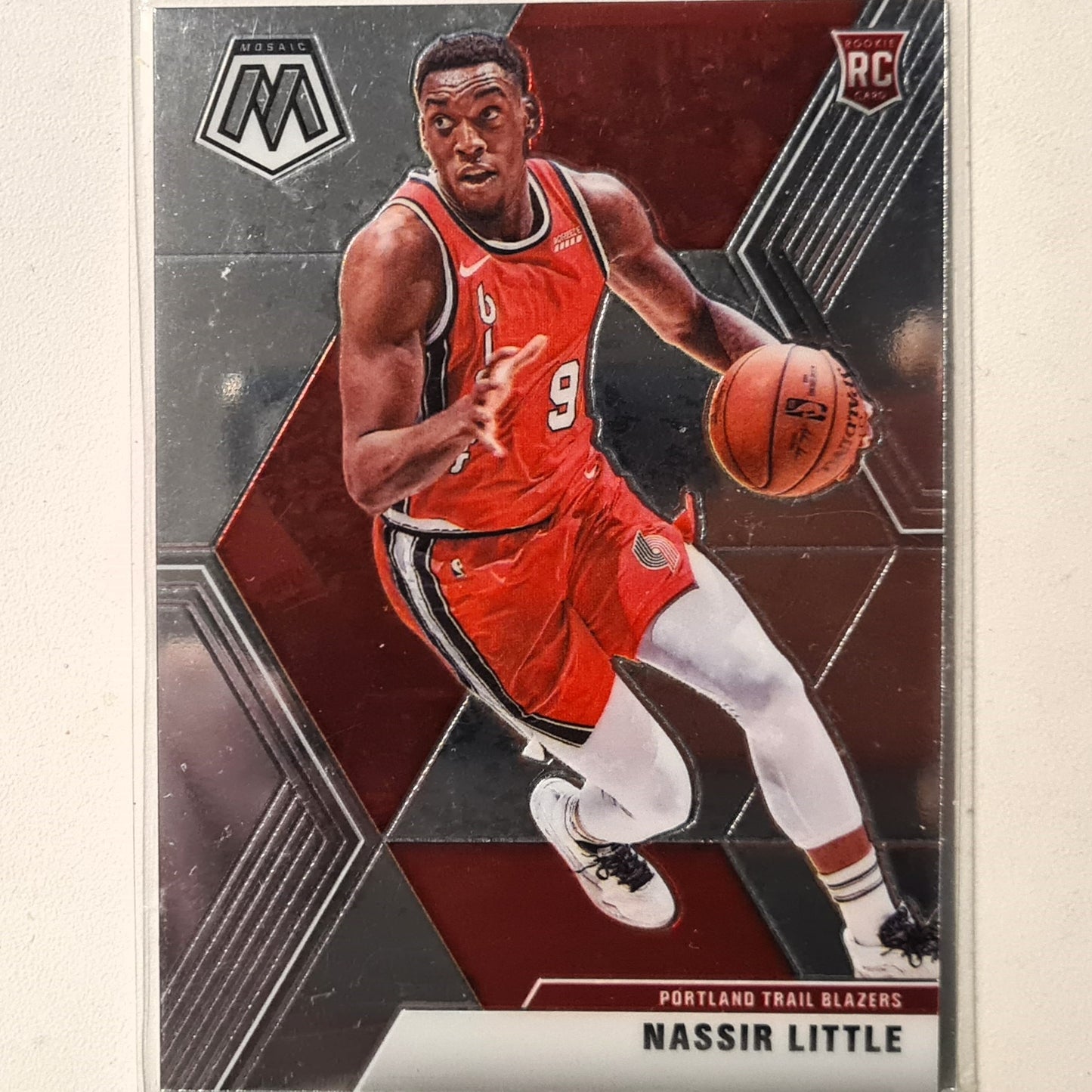 Nassir Little 2020-21 Panini Mosaic Rookie RC #247 NBA Basketball Portland Trail Blazers Excellent sleeved