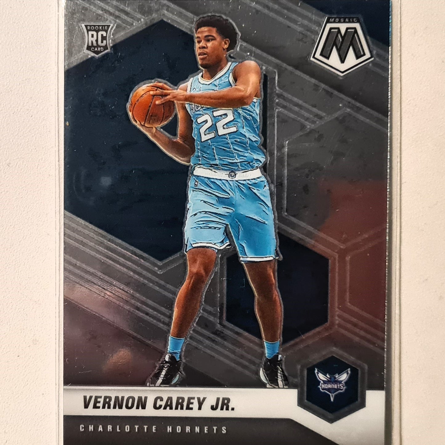 Vernon Carey Jr 2020-21 Panini Mosaic Rookie RC #242 NBA Basketball Charlotte Hornets Excellent sleeved