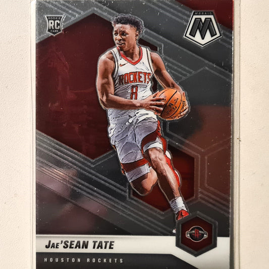 Jae'Sean Tate 2020-21 Panini Mosaic Rookie RC #214 NBA Basketball Houston Rockets Excellent sleeved