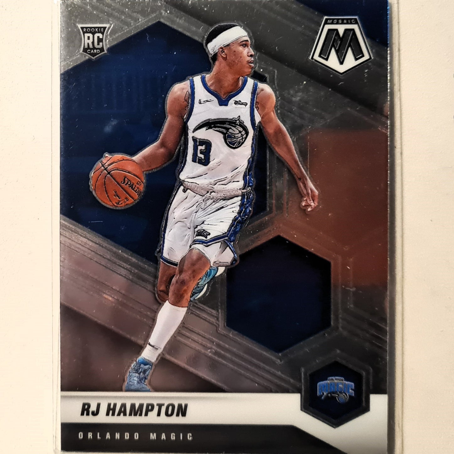 RJ Hampton 2020-21 Panini Mosaic Rookie RC #233 NBA Basketball Orlando Magic Excellent sleeved