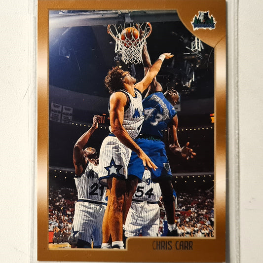 Chris Carr 1998 Topps #66 NBA Basketball Minnesota Timberwolves Excellent sleeved