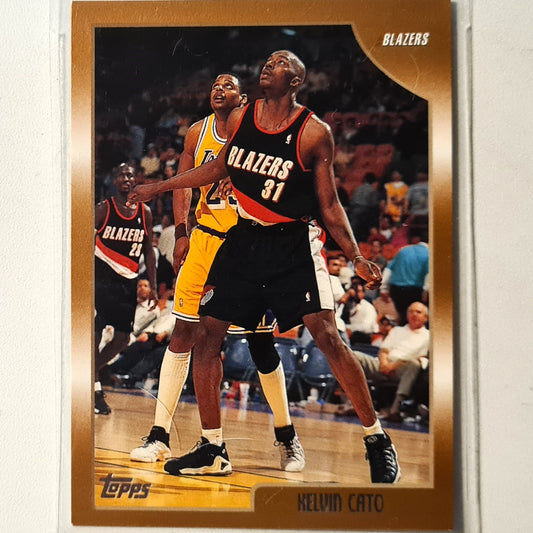 Kelvin Cato 1998 Topps #61 NBA Basketball Toronto Trail Blazers Excellent sleeved