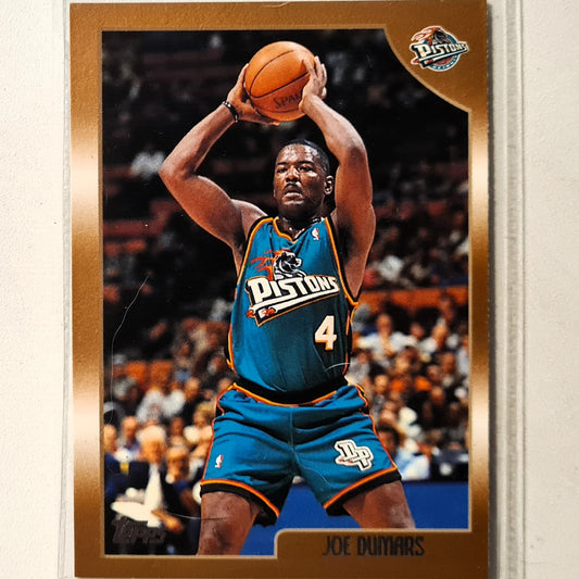 Joe Dumars 1998 Topps #43 NBA Basketball Detroit Pistons Excellent sleeved