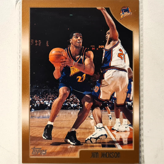 Jim Jackson 1998 Topps #63 NBA Basketball Golden State Warriors Excellent sleeved