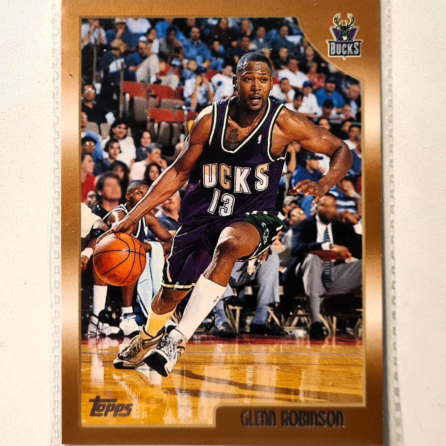 Glenn Robinson 1998 Topps #6 NBA Basketball Milwaukee Bucks Excellent sleeved