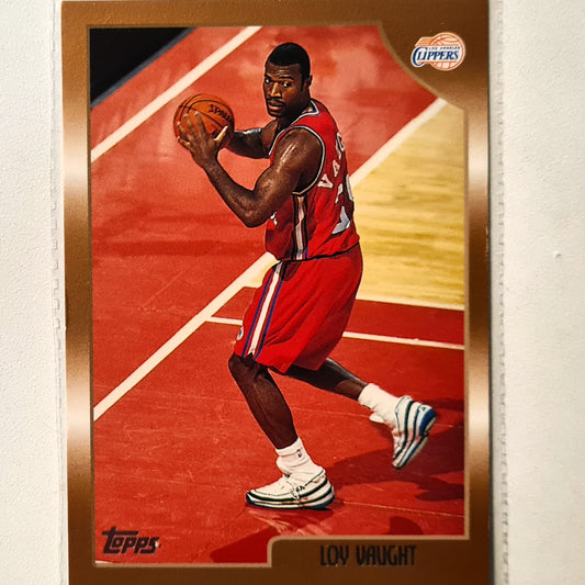 Loy Vaught 1998 Topps #46 NBA Basketball Los Angeles Clippers Excellent sleeved