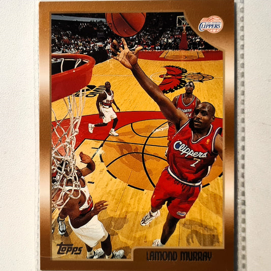 Lamond Murray 1998 Topps #74 NBA Basketball Los Angeles Clippers Excellent sleeved