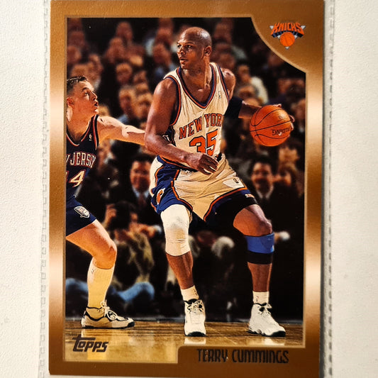 Terry Cummings 1998 Topps #78 NBA Basketball New York Knicks Excellent sleeved