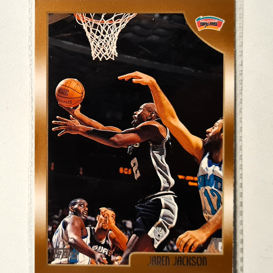 Jaren Jackson 1998 Topps #44 NBA Basketball San Antonio Spurs Excellent sleeved