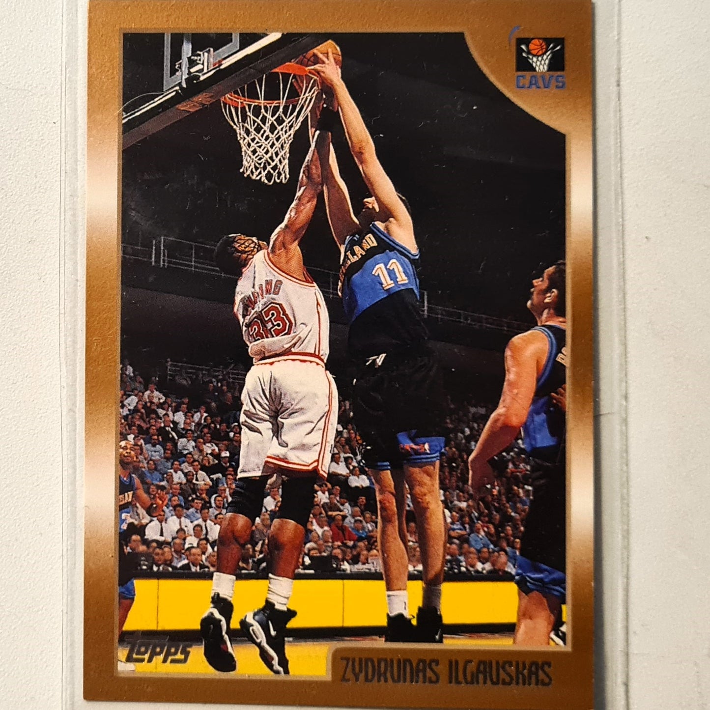 Zydrunas Ilgauskas Topps 1998 #102 NBA Basketball Cleveland Cavaliers Excellent sleeved