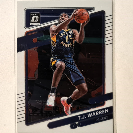 T.J. Warren 2021-22 Panini Optic #144 NBA Basketball Indiana Pacers Excellent sleeved