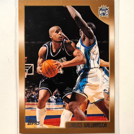 Corliss Williamson 1998 Topps #106 NBA Basketball Sacramento Kings Excellent sleeved